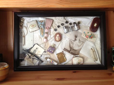 small vintage shadow box